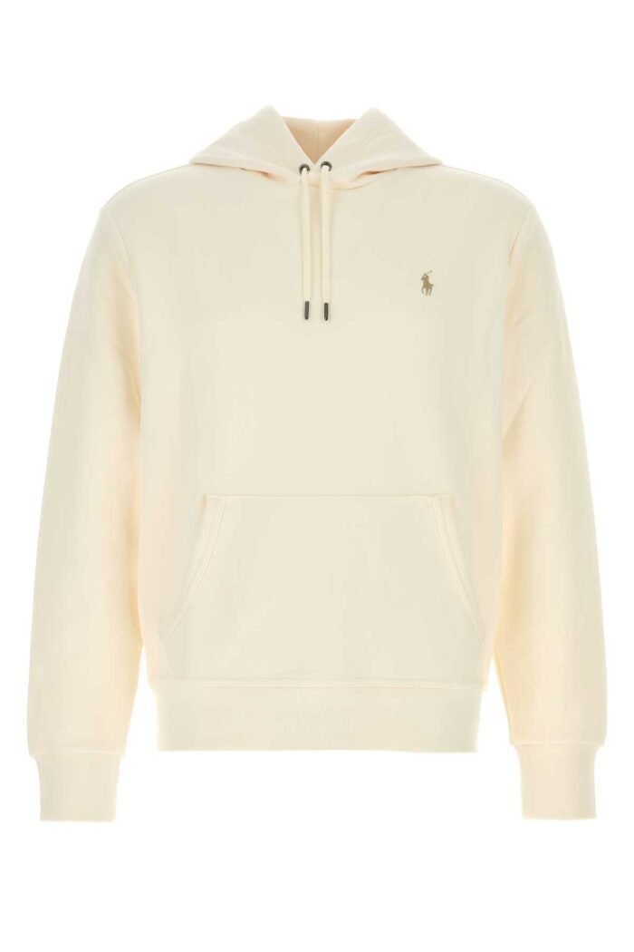 Cream cotton blend sweatshirt - Image 1