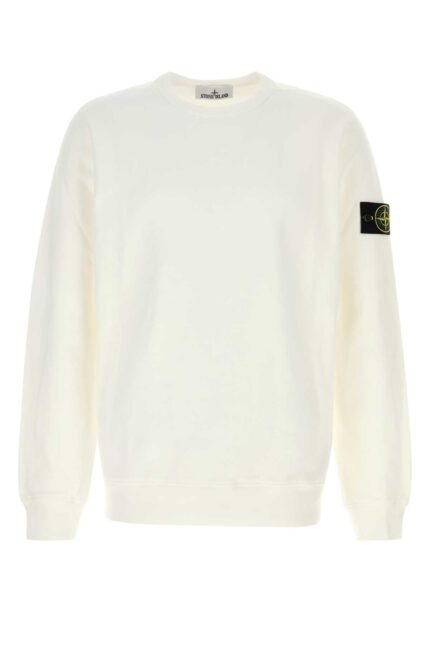 White cotton sweatshirt