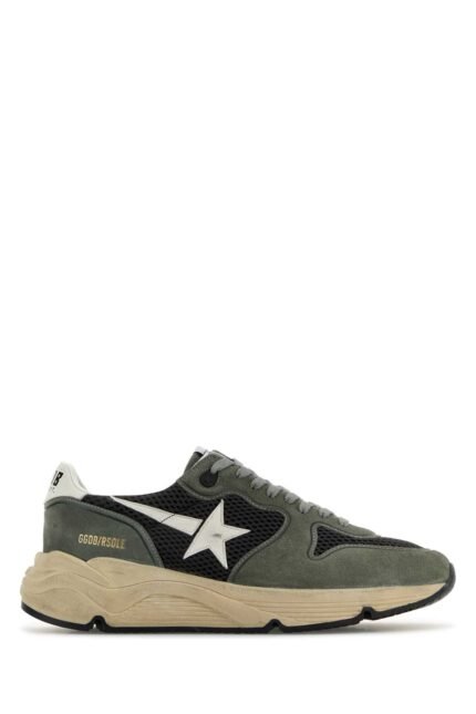 Multicolor suede and mesh Running sneakers
