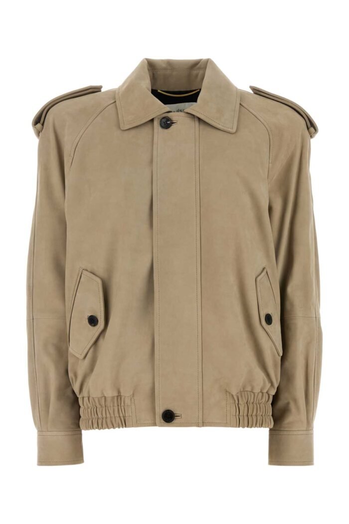 Cappuccino leather jacket - Image 1