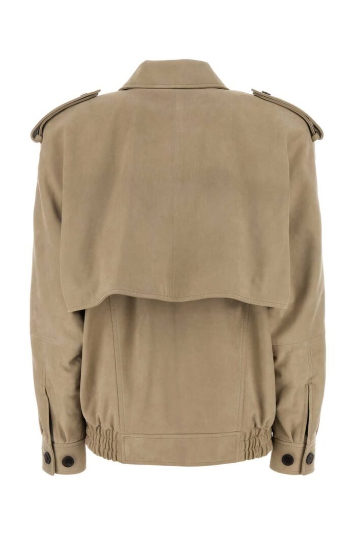 Cappuccino leather jacket - Image 2