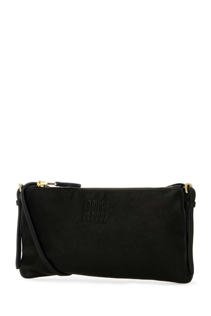 Black leather crossbody bag - Image 2