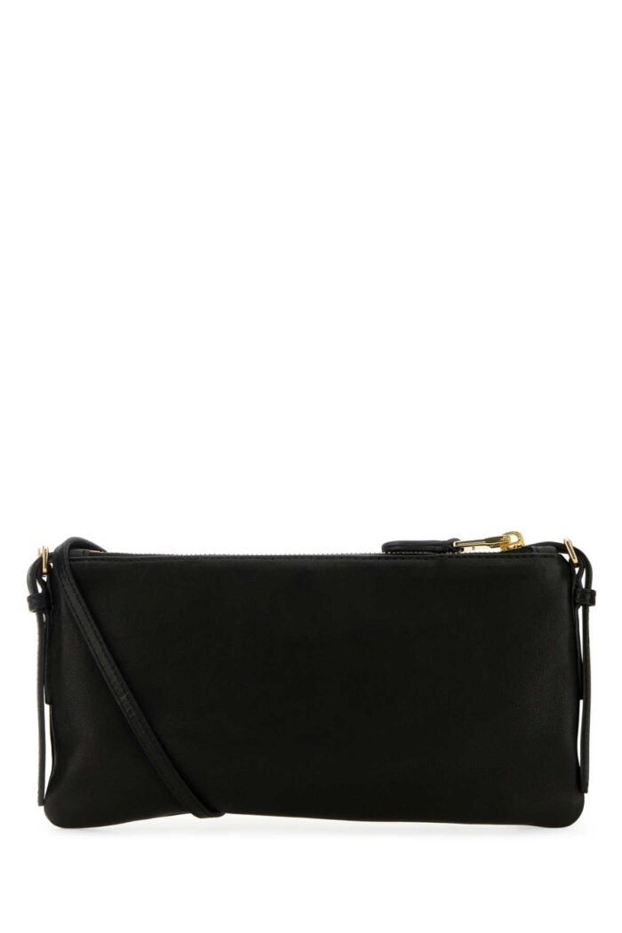 Black leather crossbody bag - Image 3