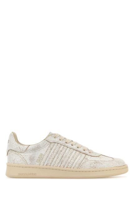 White leather Boxer sneakers