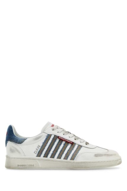 White leather Boxer sneakers