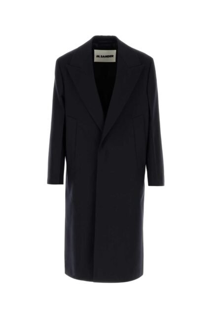 Midnight blue wool coat