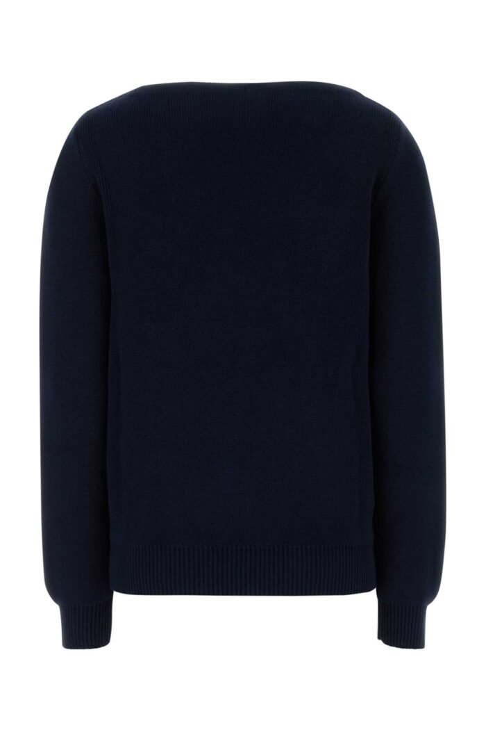 Navy blue cotton sweater - Image 2