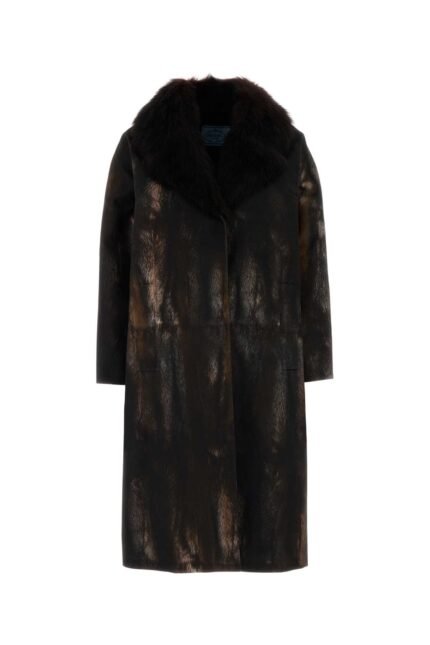 Printed cotton coat