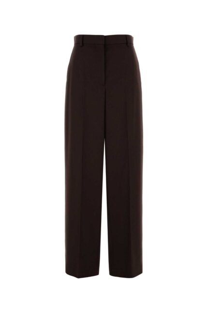 Dark brown twill pant