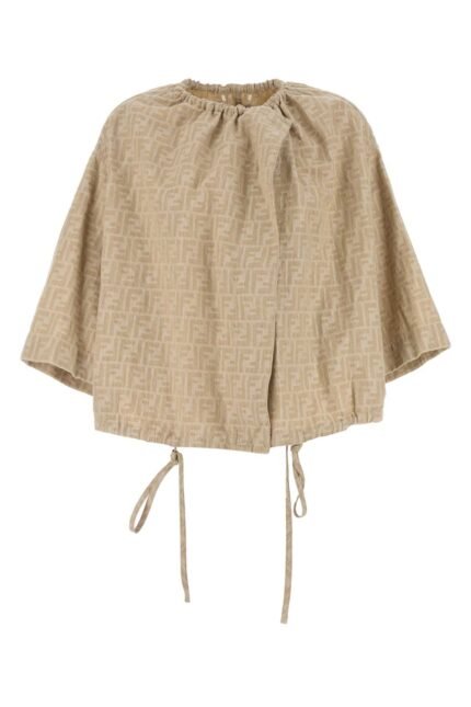 Embroidered chambray jacket