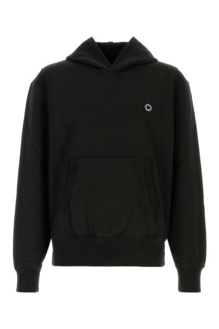 Black cotton sweatshirt