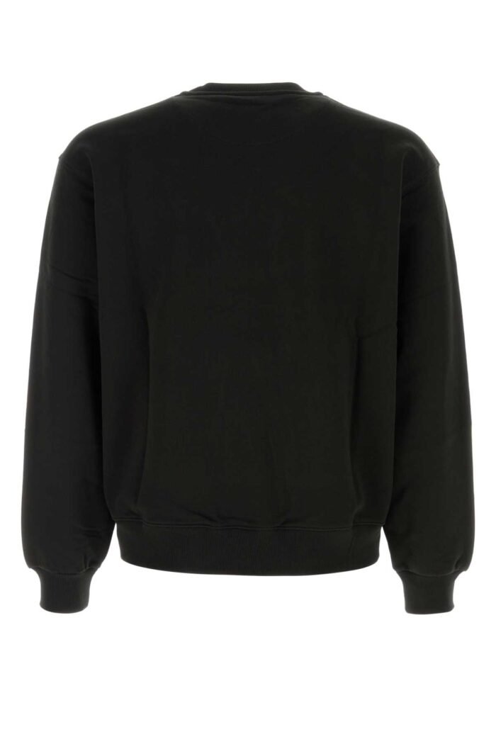 Black cotton sweatshirt - Image 2