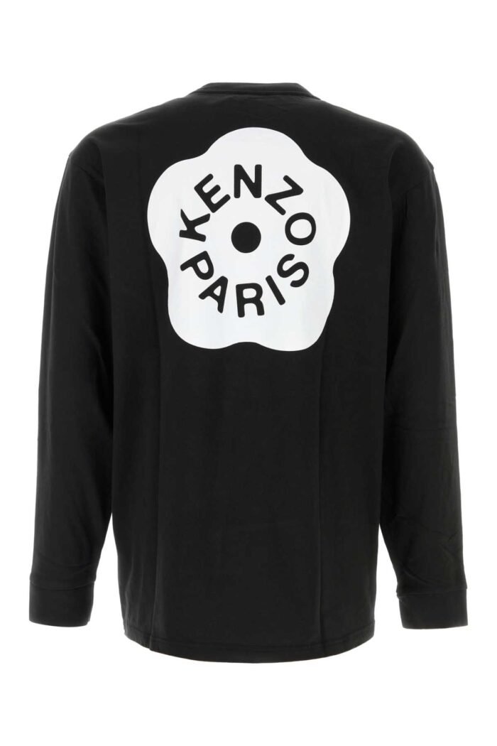 Black cotton t-shirt - Image 2