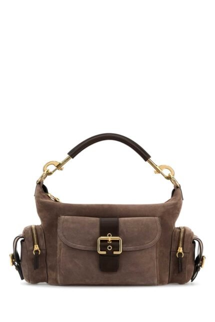Mud suede medium Camera Bag handbag