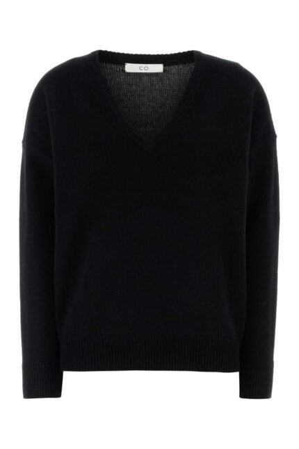 Black cashmere sweater