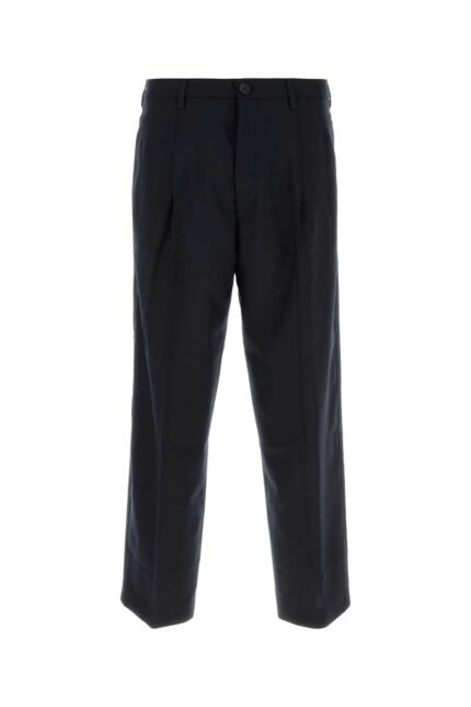 Midnight blue wool pant