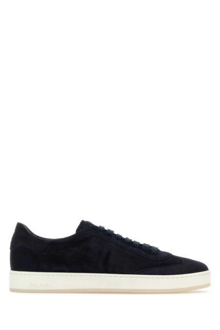 Navy blue suede laRGS 2 sneakers