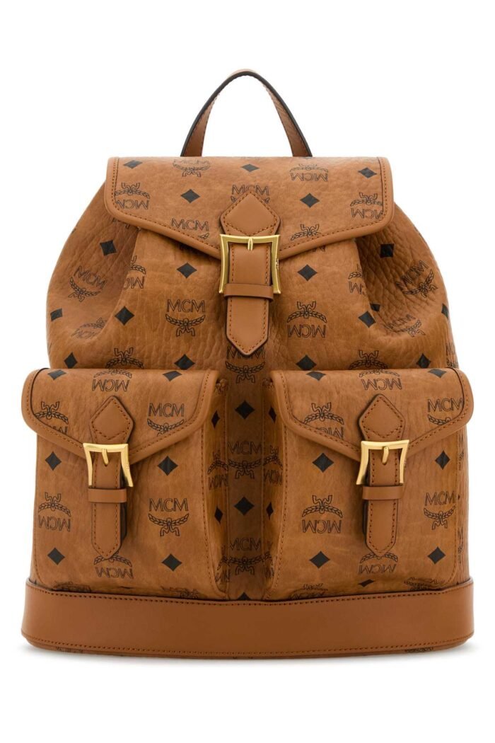 Printed canvas backpack - Image 1