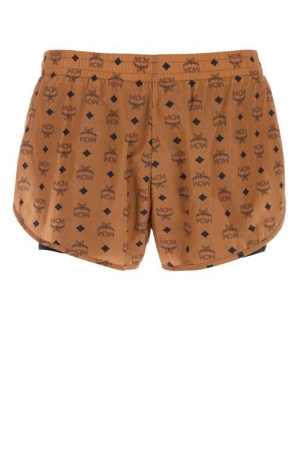 Printed nylon shorts