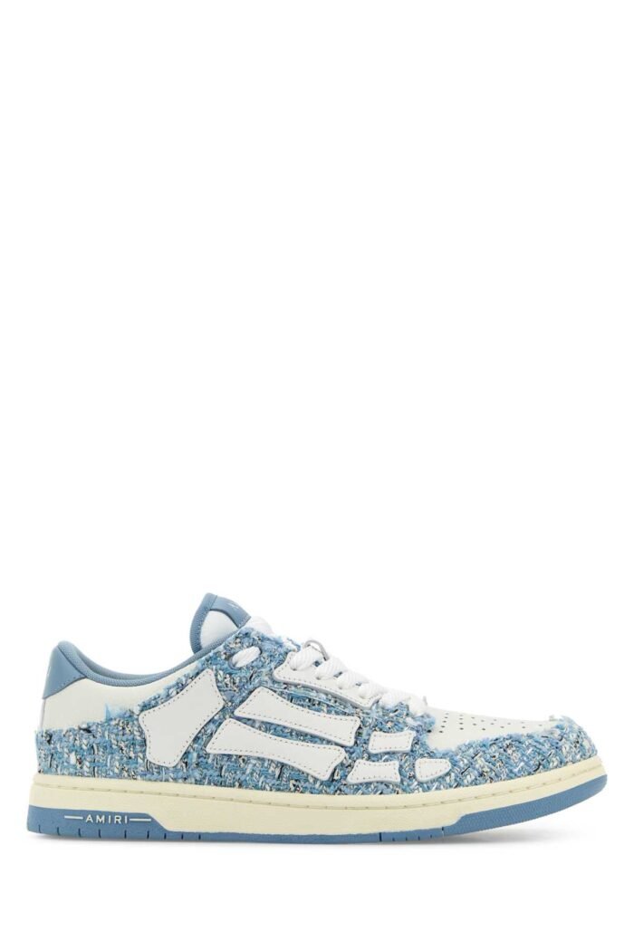 Tow-tone boucle Skel sneakers - Image 1
