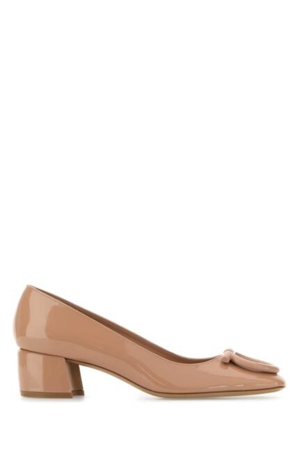 Skin pink leather Mara 40 pumps