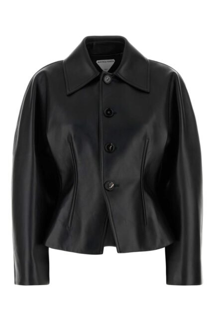 Black leather jacket