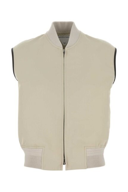 Sand twill vest