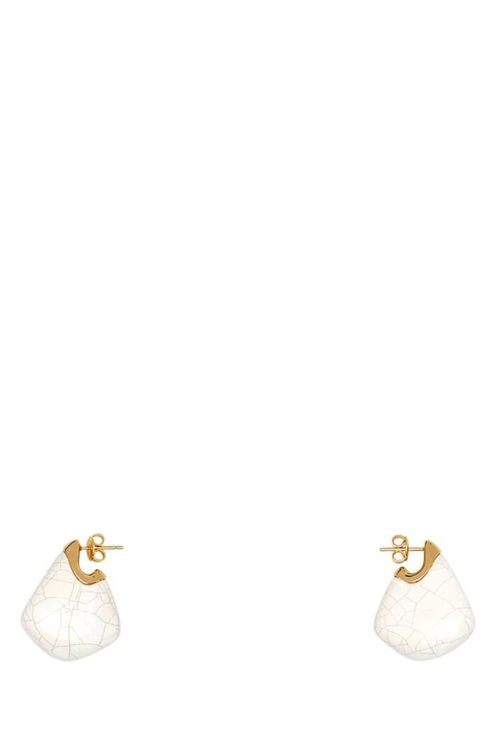 Ceramic and silver small Finn earrings - Image 1