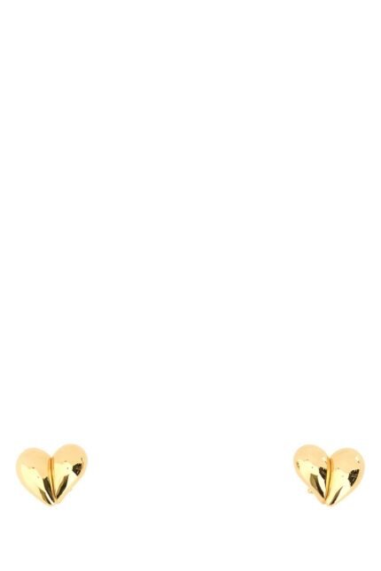 Gold silver Drop earrings