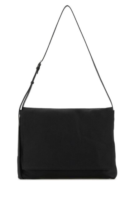 Black leather Nan crossbody bag