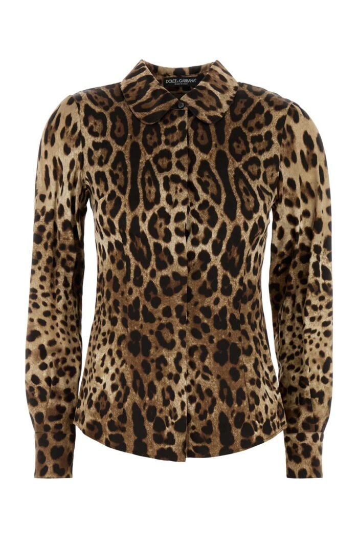 Printed satin shirt - Image 1