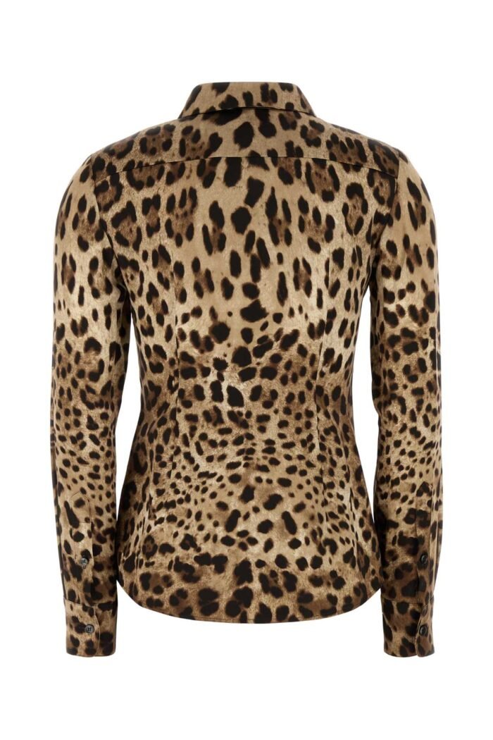 Printed satin shirt - Image 2