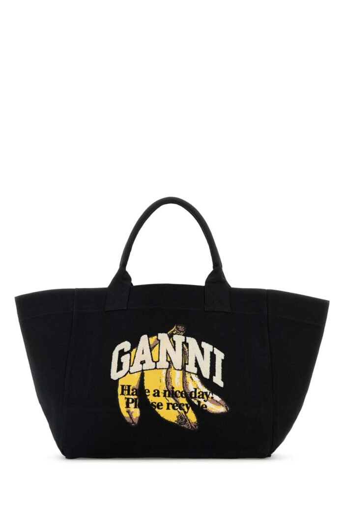 Slate canvas shopping bag - Image 1