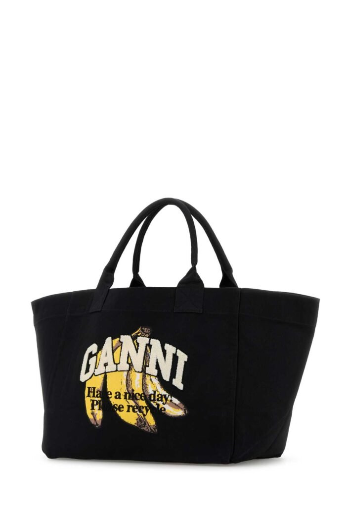Slate canvas shopping bag - Image 2