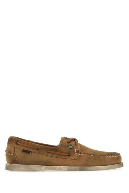 Camel suede Portland Flesh Out loafers