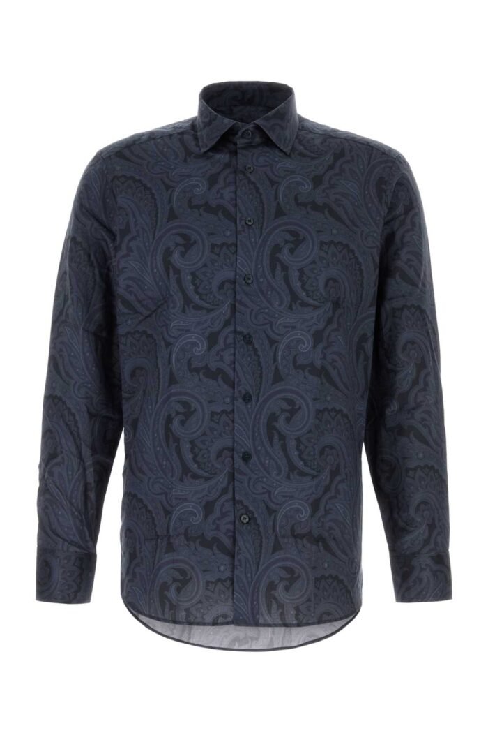 Printed cotton shirt - Image 1