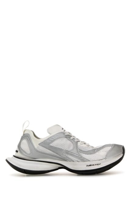 White mesh and rubber Circuit sneakers